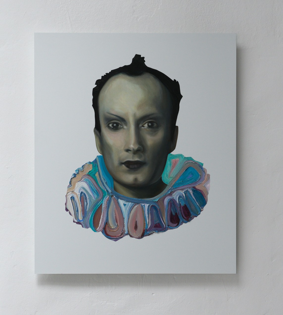 Elisabeth Bereznicki – Klaus Nomi / Öl auf Alu-Dibond, 60 x 50 cm, 2014